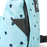 Canfield Roll Top Backpack in Heart Print