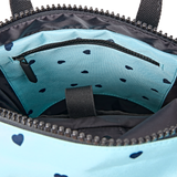 Canfield Roll Top Backpack in Heart Print