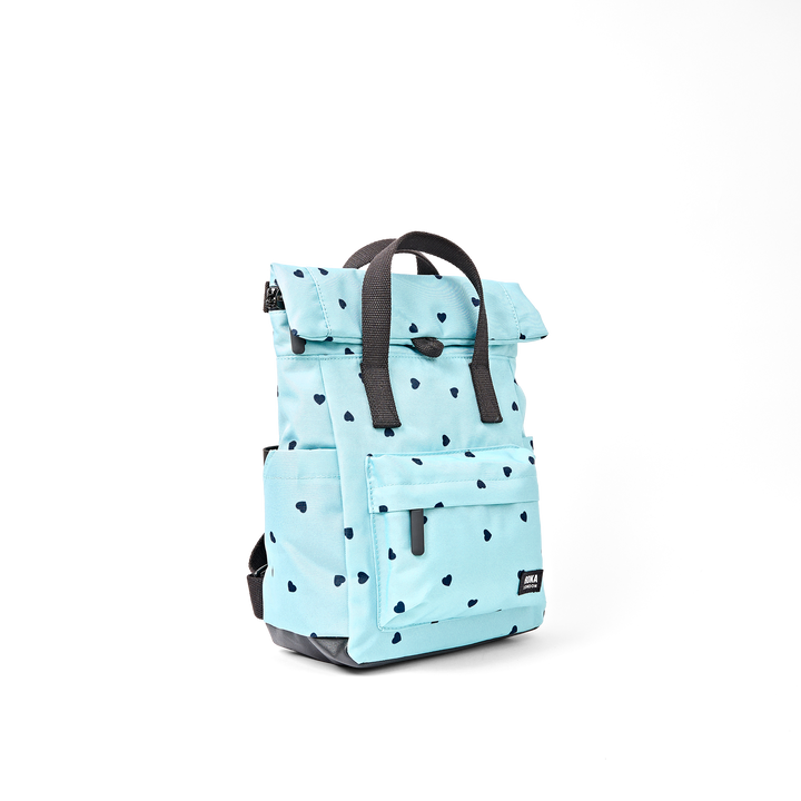 Canfield Roll Top Backpack in Heart Print
