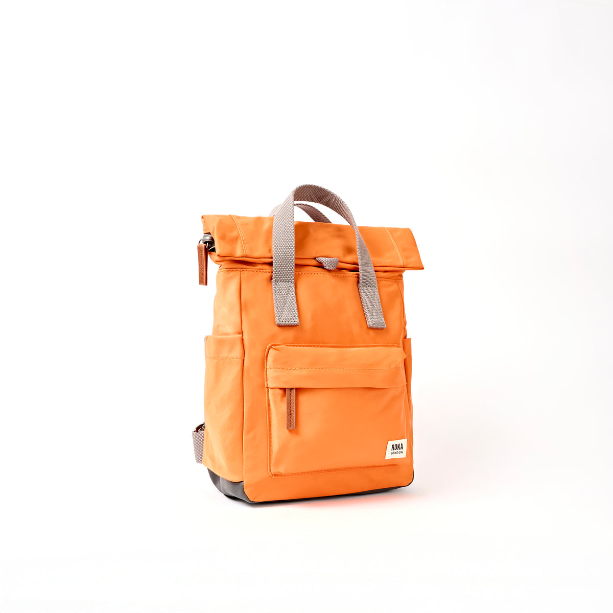 Canfield Roll Top Backpack in Jaffa Orange