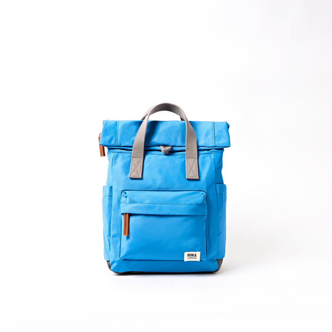 Canfield Roll Top Backpack in Malibu Blue