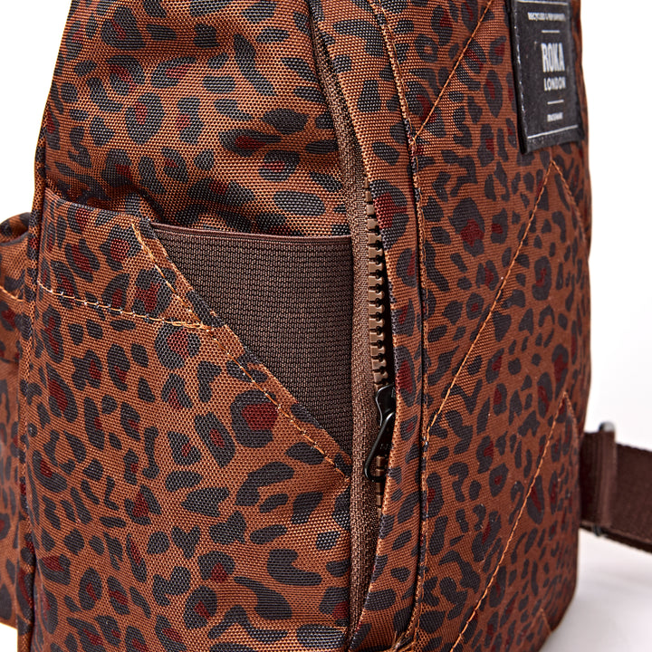 Canfield Roll Top Backpack in Mini Leopard