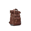 Canfield Roll Top Backpack in Mini Leopard