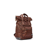 Canfield Roll Top Backpack in Mini Leopard