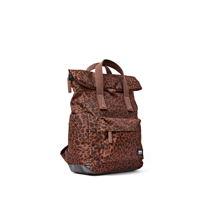 Canfield Roll Top Backpack in Mini Leopard