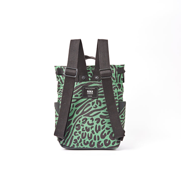 Canfield Roll Top Backpack in Mixed Animal Artichoke