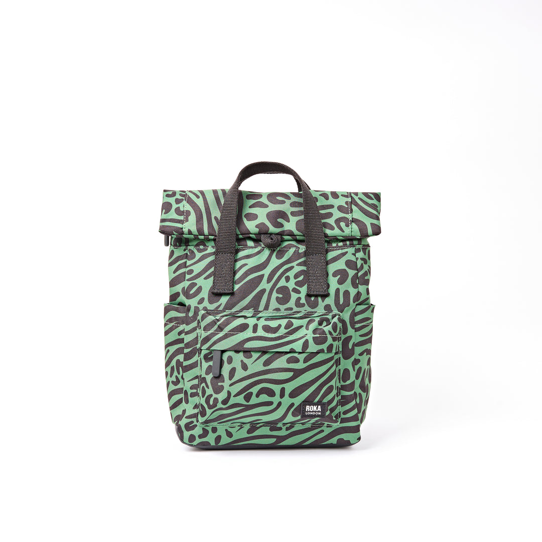 Canfield Roll Top Backpack in Mixed Animal Artichoke
