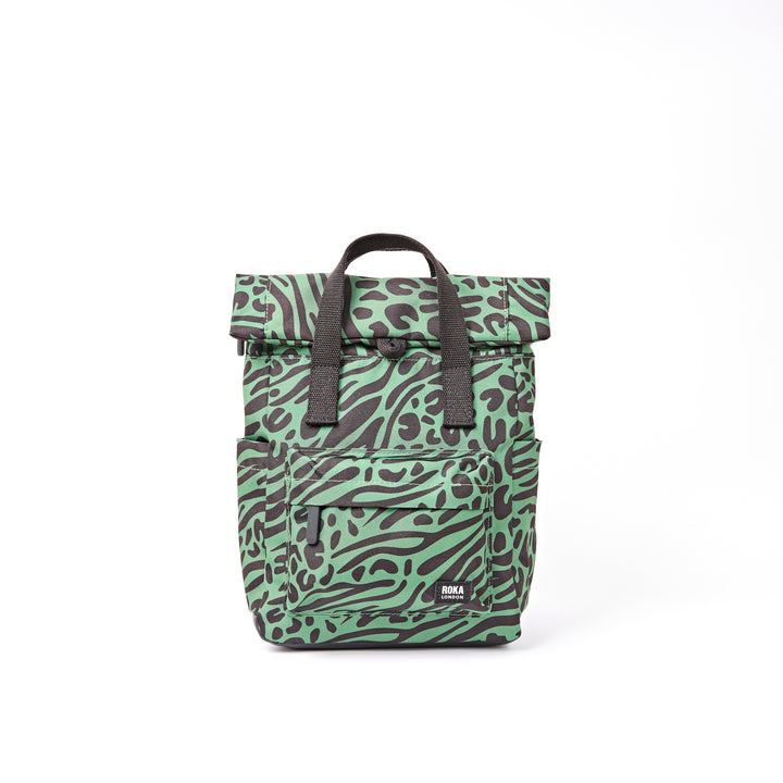 Canfield Roll Top Backpack in Mixed Animal Artichoke