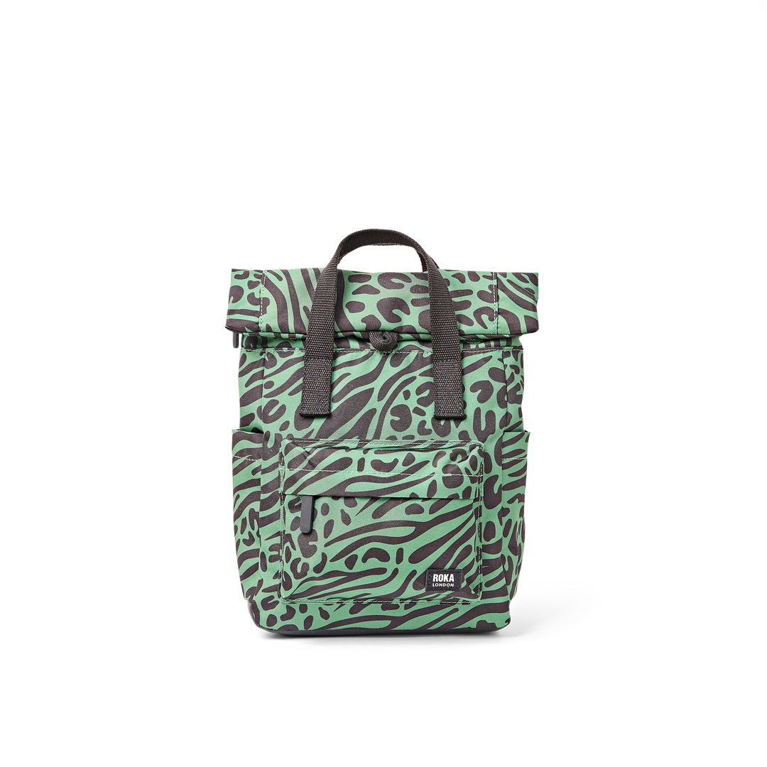 Canfield Roll Top Backpack in Mixed Animal Artichoke