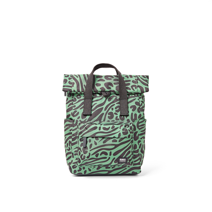 Canfield Roll Top Backpack in Mixed Animal Artichoke