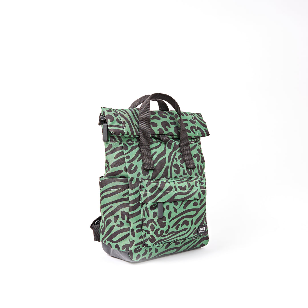 Canfield Roll Top Backpack in Mixed Animal Artichoke