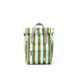 Canfield Roll Top Backpack in Moss Stripe