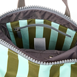 Canfield Roll Top Backpack in Moss Stripe
