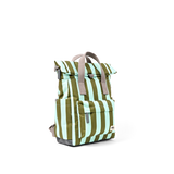 Canfield Roll Top Backpack in Moss Stripe