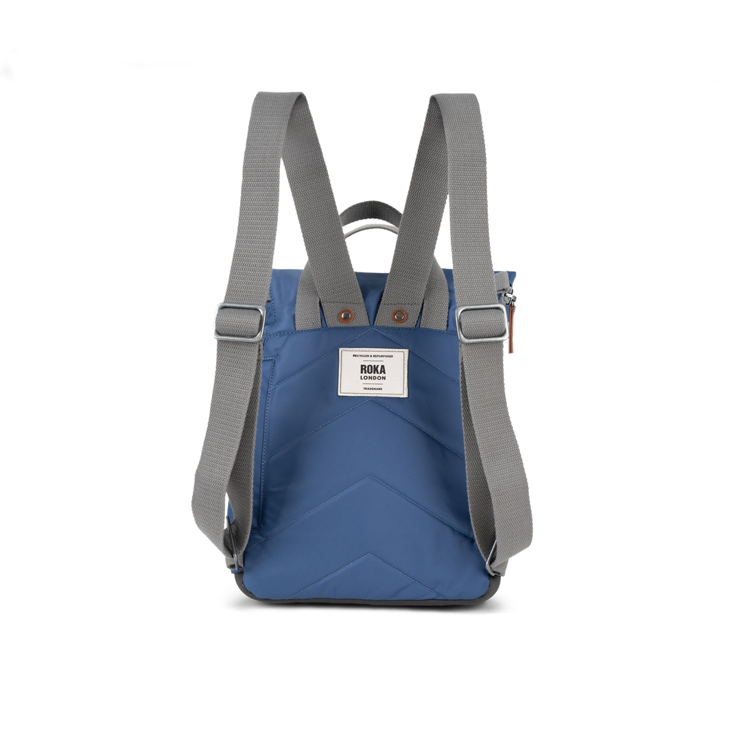 Canfield Roll Top Backpack in Burnt Blue