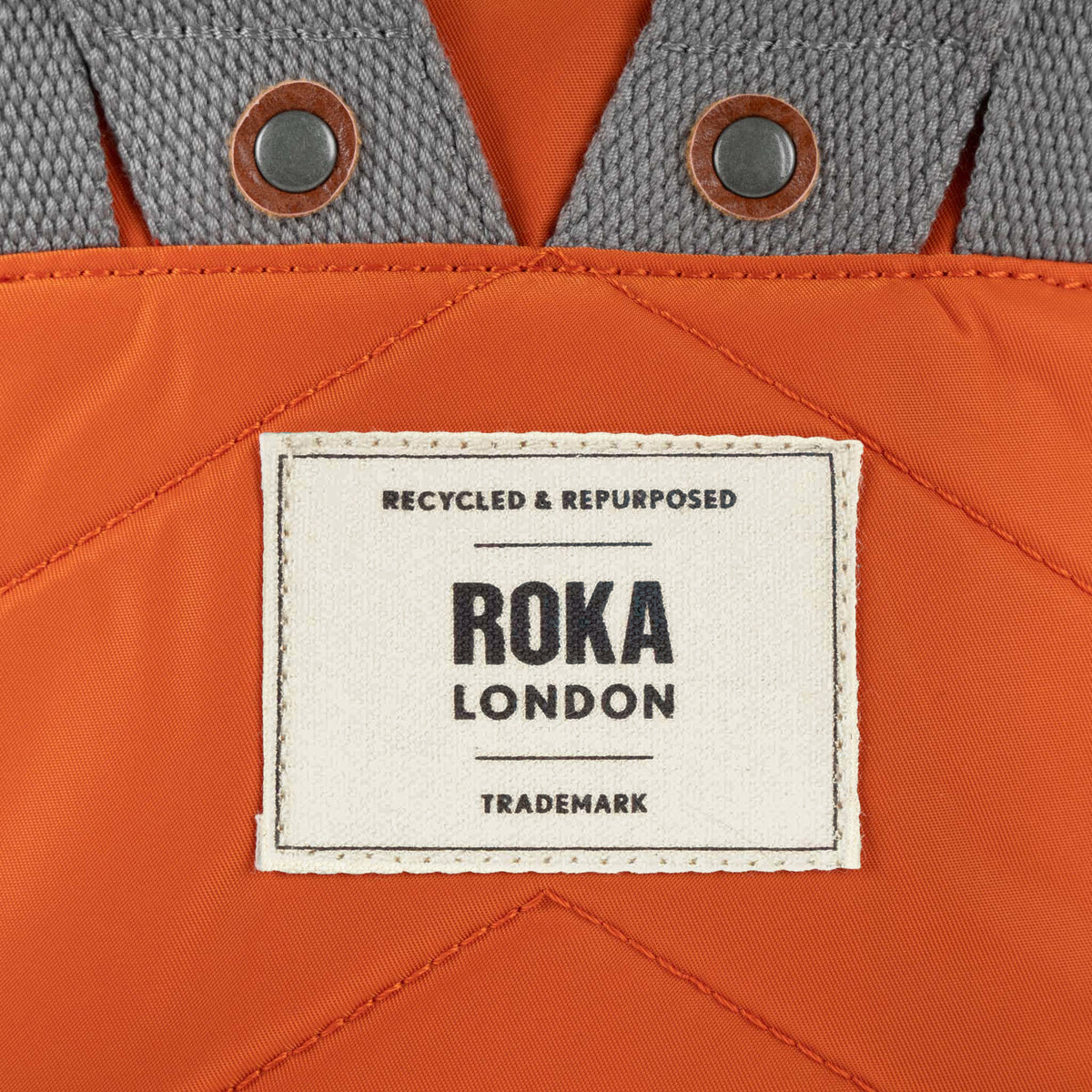 Canfield Roll Top Backpack in Burnt Orange