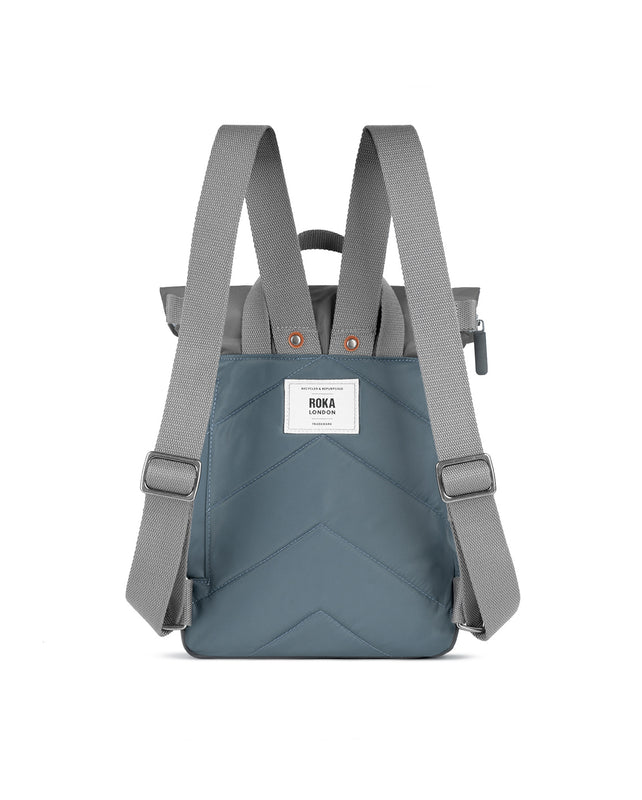 Canfield Roll Top Backpack in Grey Tonal