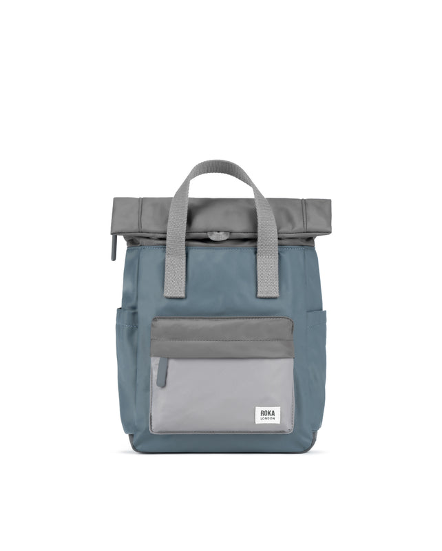 Canfield Roll Top Backpack in Grey Tonal
