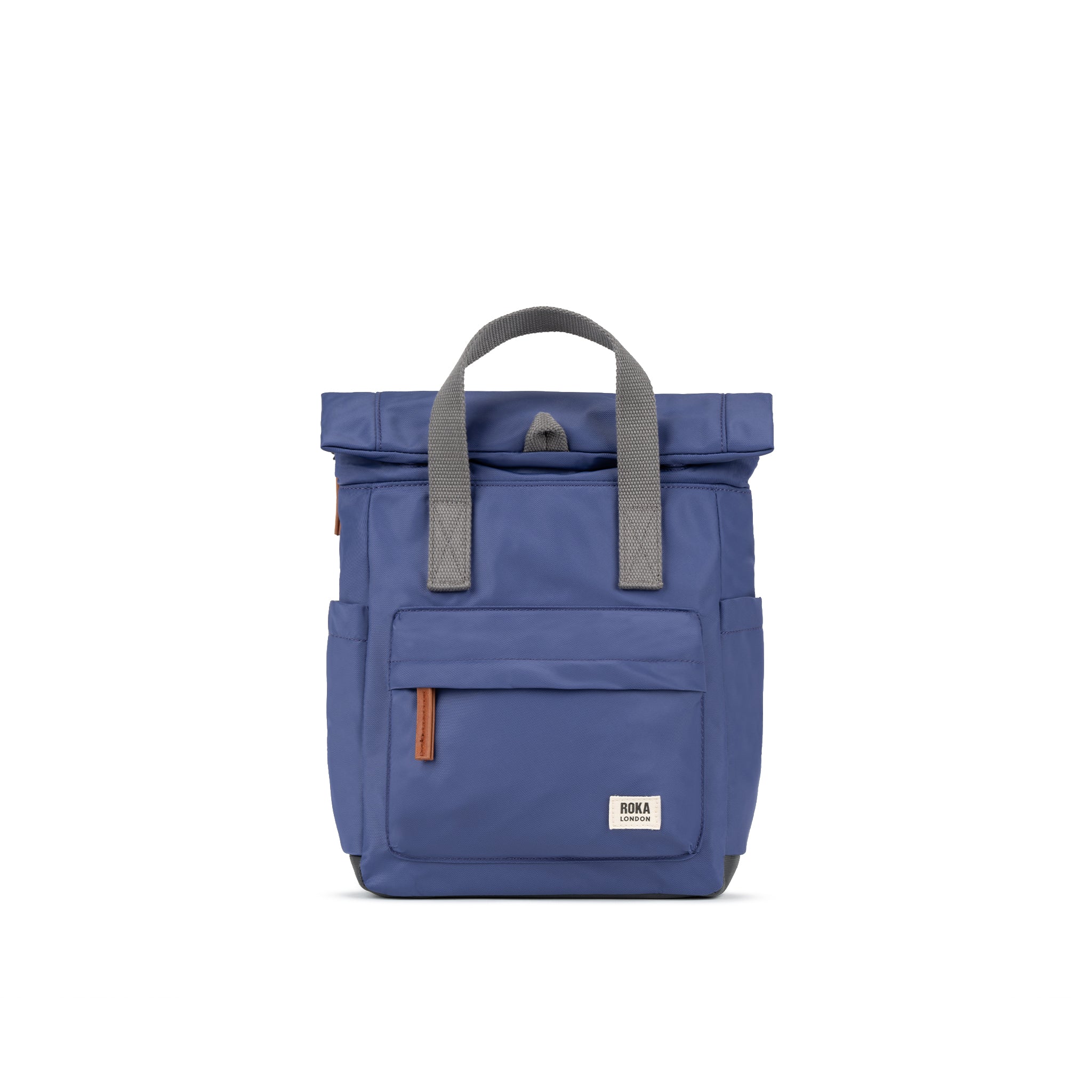 Canfield Roll Top Backpack in Indigo – ROKA London