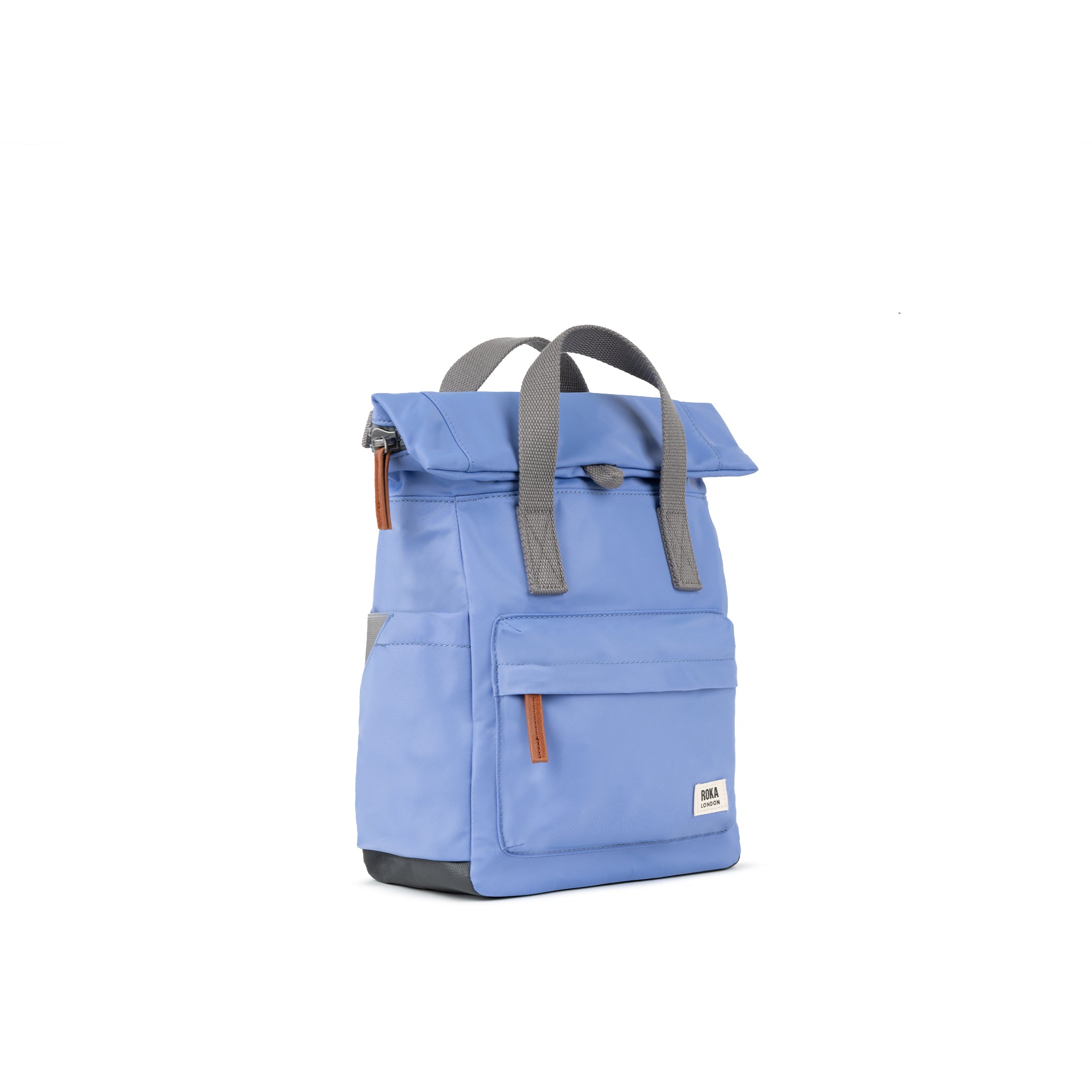 Canfield Roll Top Backpack in Jacaranda – ROKA London