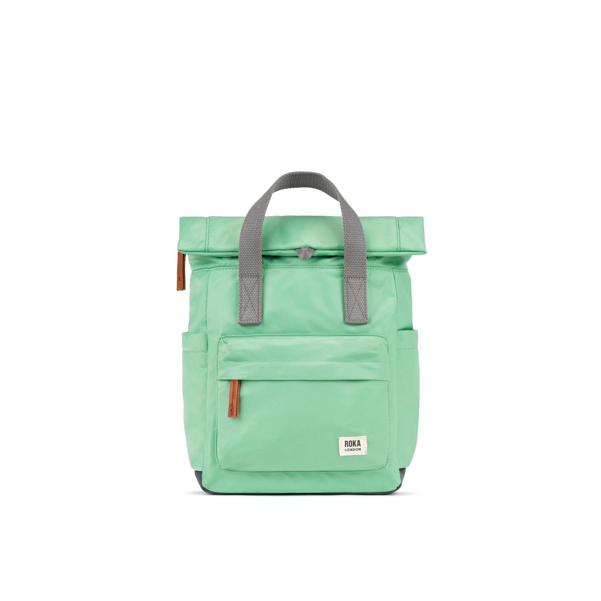 Canfield Roll Top Backpack in Matcha – ROKA London