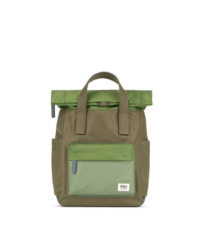 Canfield Roll Top Backpack in Military Tonal