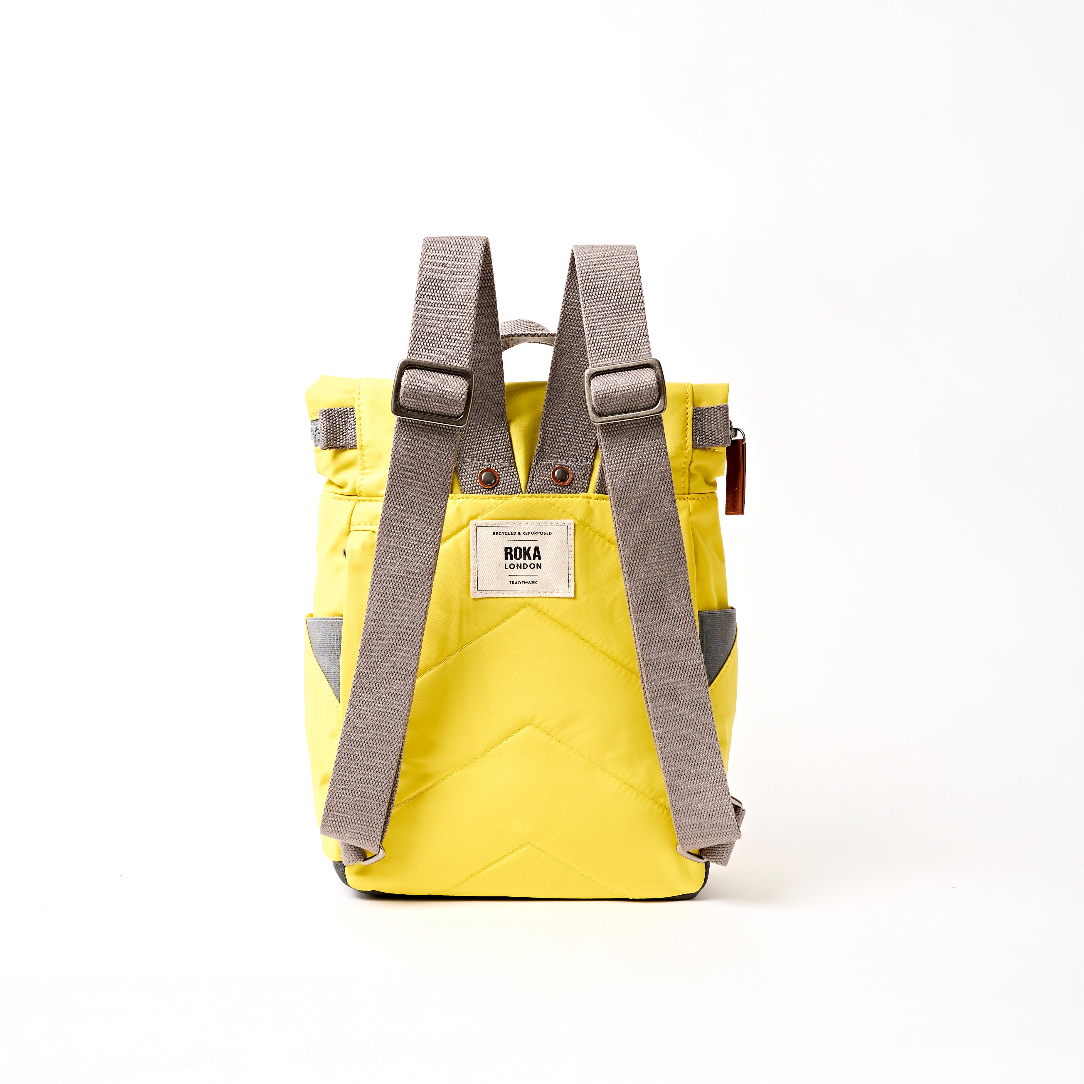Canfield Roll Top Backpack in Passion Fruit – ROKA London