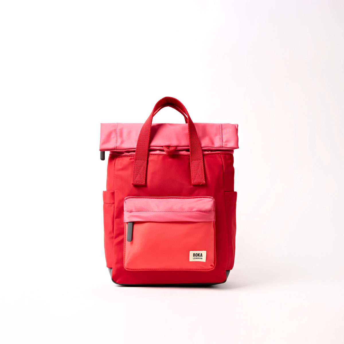 Canfield Roll Top Backpack in Red Tonal
