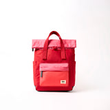 Canfield Roll Top Backpack in Red Tonal