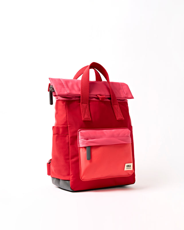 Canfield Roll Top Backpack in Red Tonal