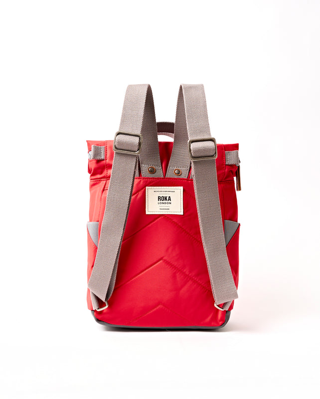 Canfield Roll Top Backpack in Scarlet