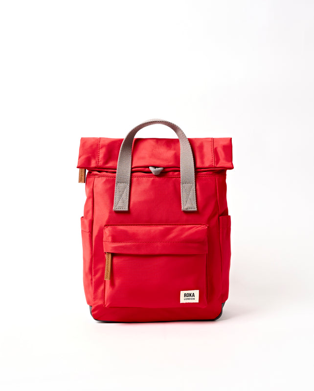 Canfield Roll Top Backpack in Scarlet