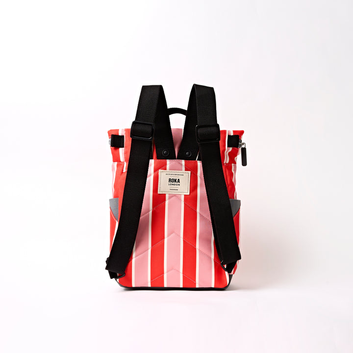Canfield Roll Top Backpack in Seaside Stripe