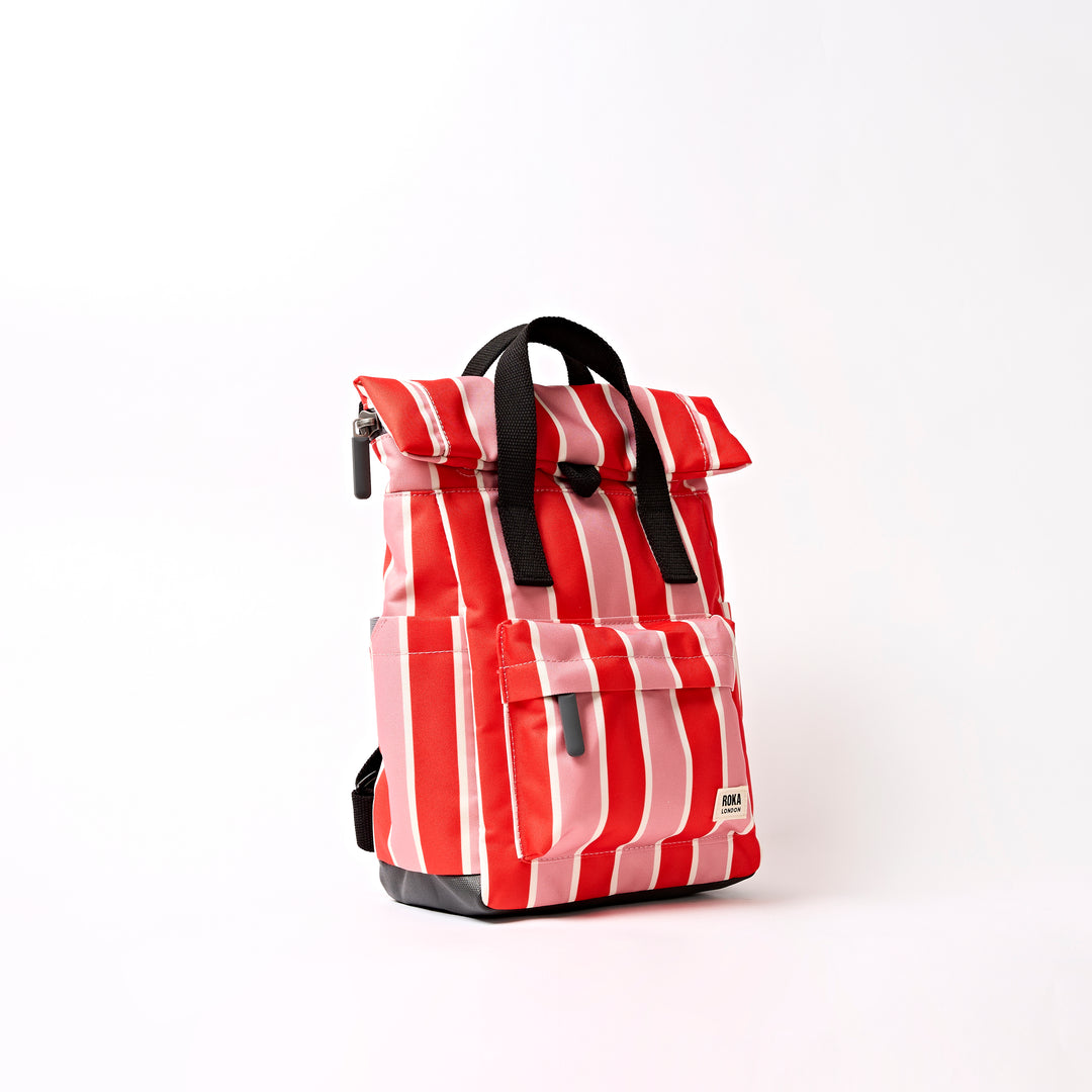 Canfield Roll Top Backpack in Seaside Stripe