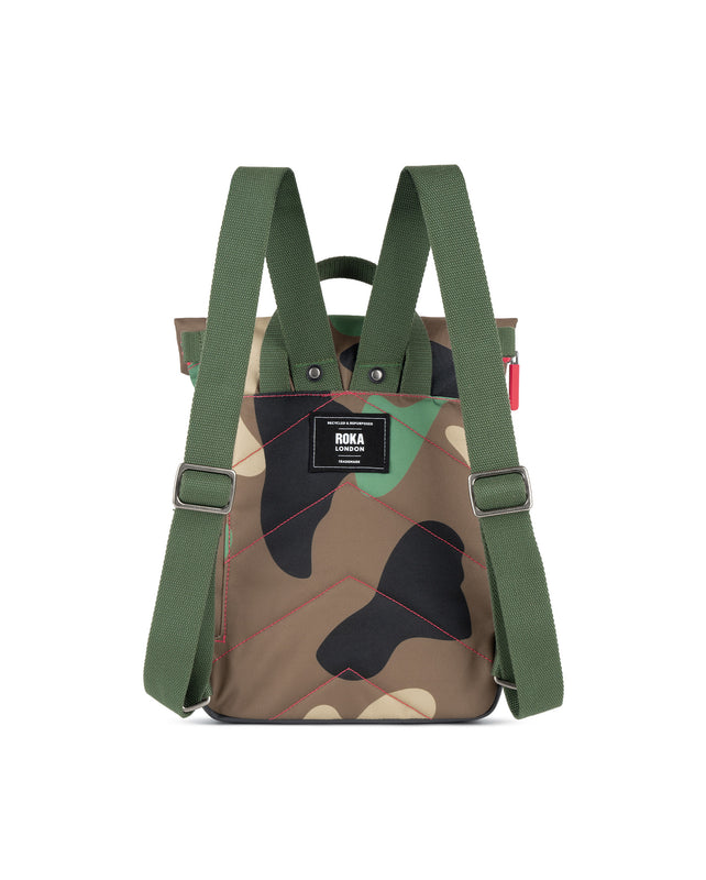 Canfield Roll Top Backpack in Vintage Camo