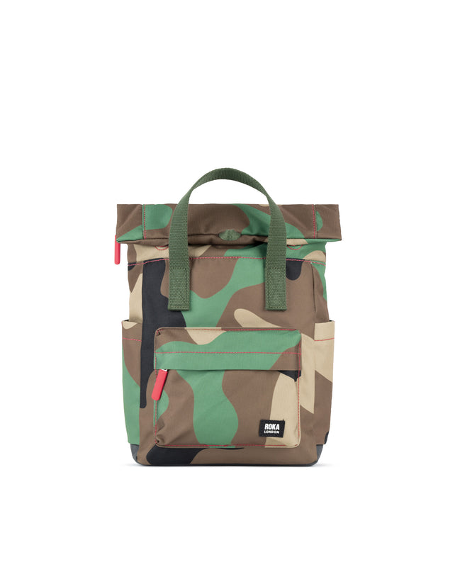 Canfield Roll Top Backpack in Vintage Camo
