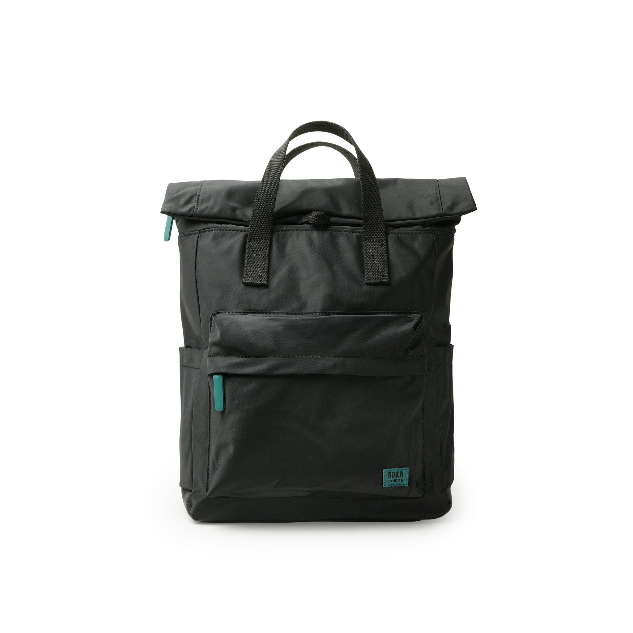 Creative Waste Black Edition Canfield B Teal Recycled Nylon – ROKA London