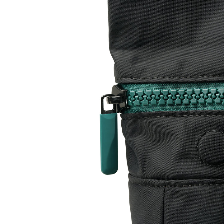 Creative Waste Black Edition Canfield B Teal Recycled Nylon