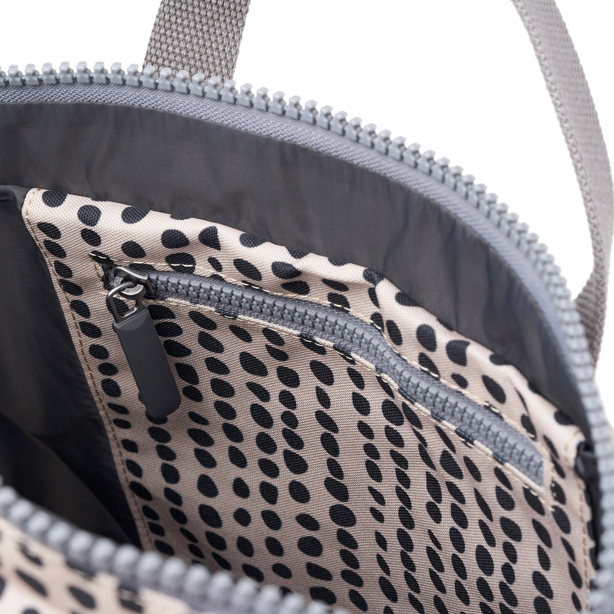 Canfield Roll Top Backpack in Linear Dot