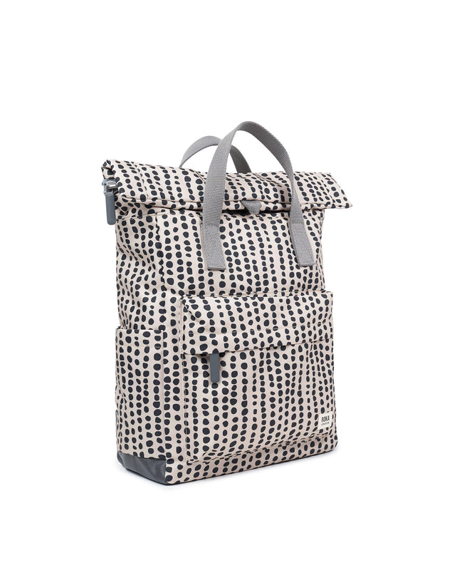 Canfield Roll Top Backpack in Linear Dot