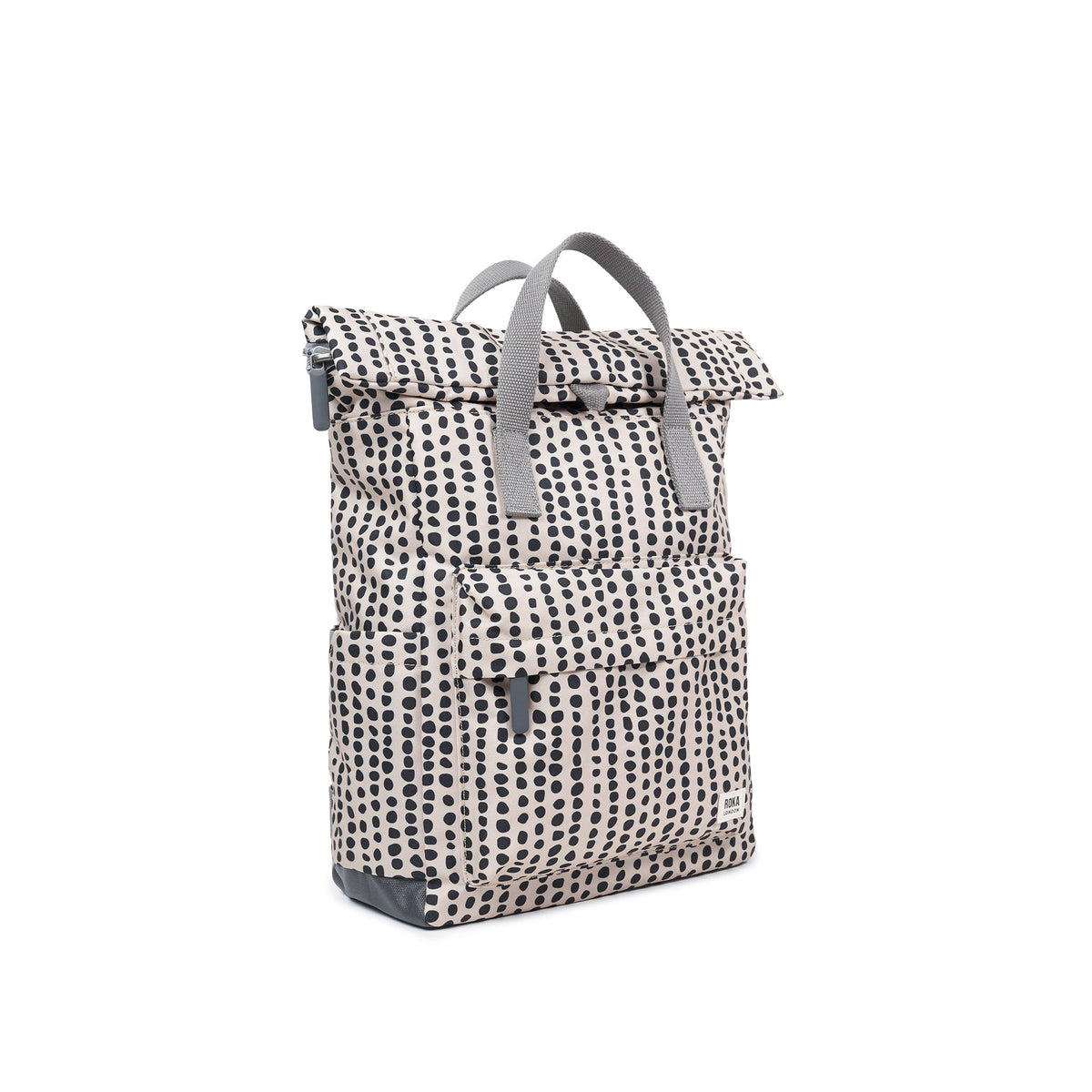 Canfield Roll Top Backpack in Linear Dot