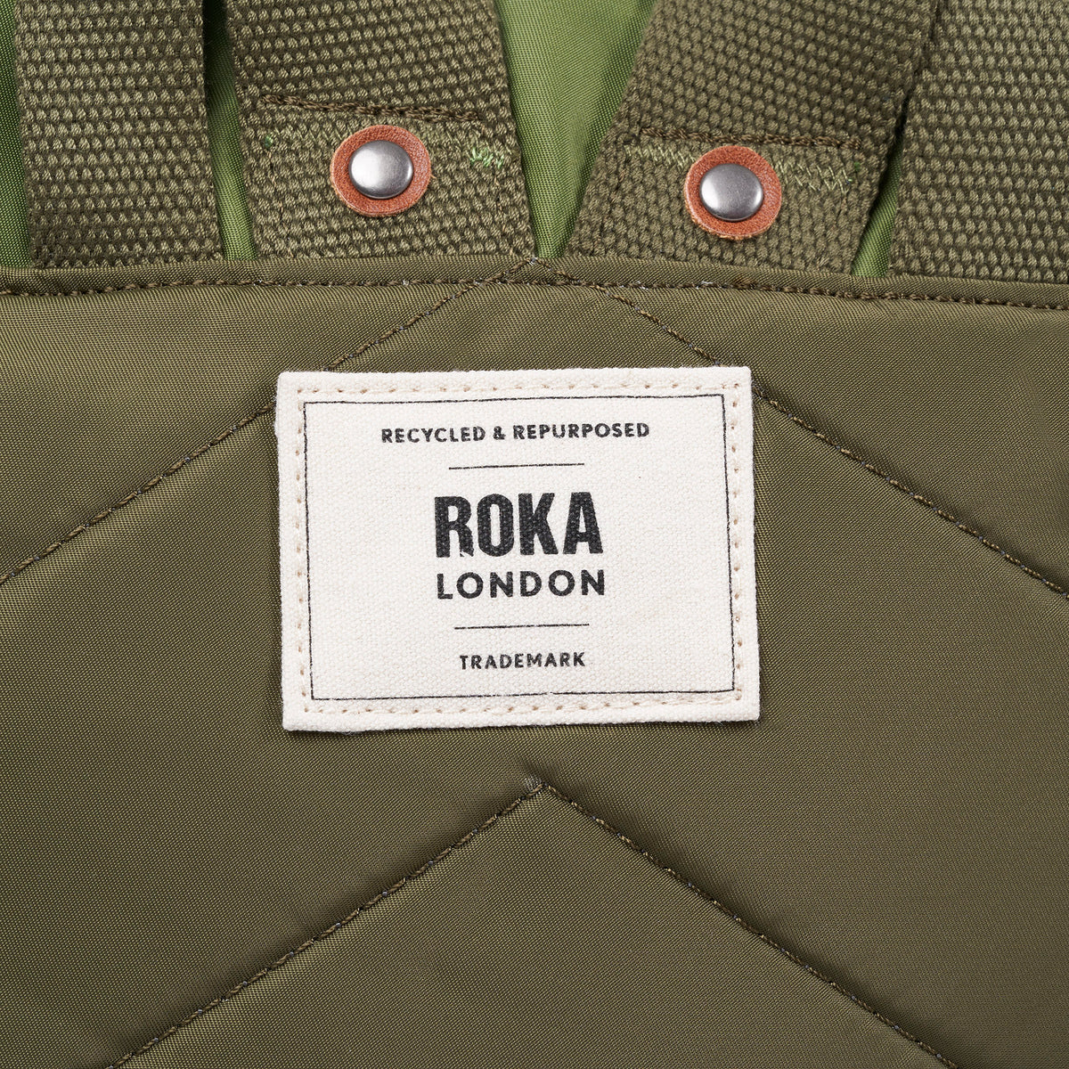 Canfield Roll Top Backpack in Military Tonal