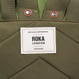 Canfield Roll Top Backpack in Military Tonal