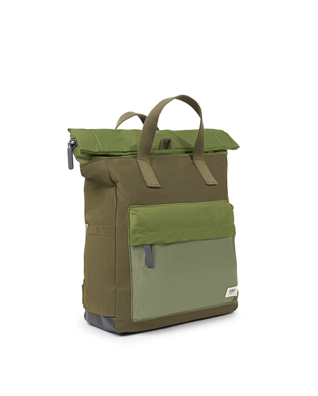 Canfield Roll Top Backpack in Military Tonal