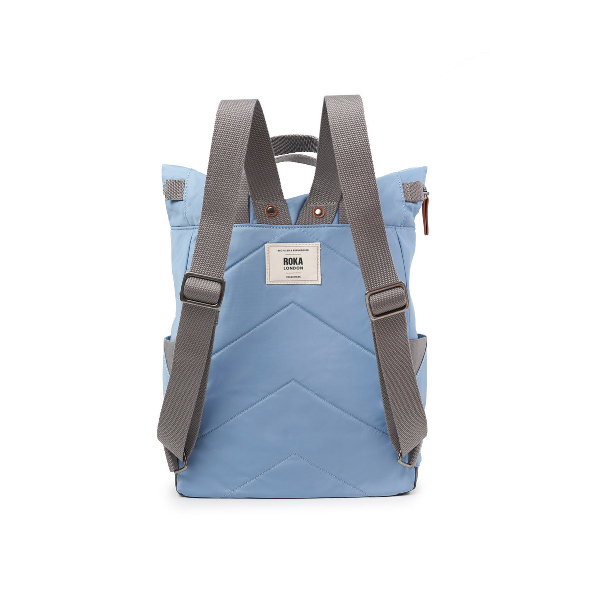 Canfield Roll Top Backpack in Retro Blue