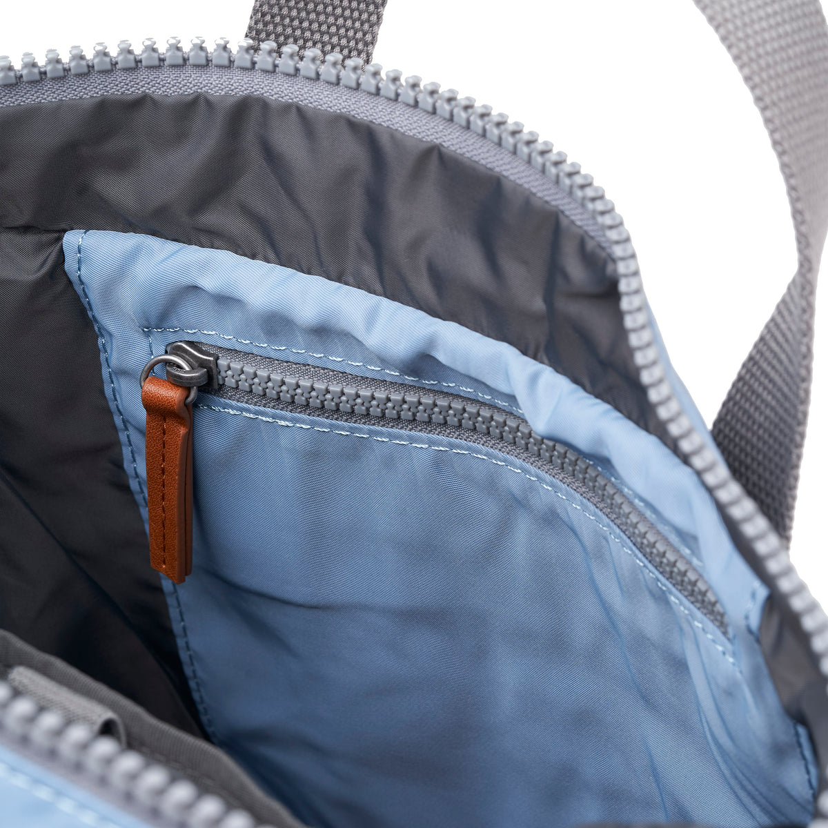 Canfield Roll Top Backpack in Retro Blue