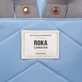 Canfield Roll Top Backpack in Retro Blue