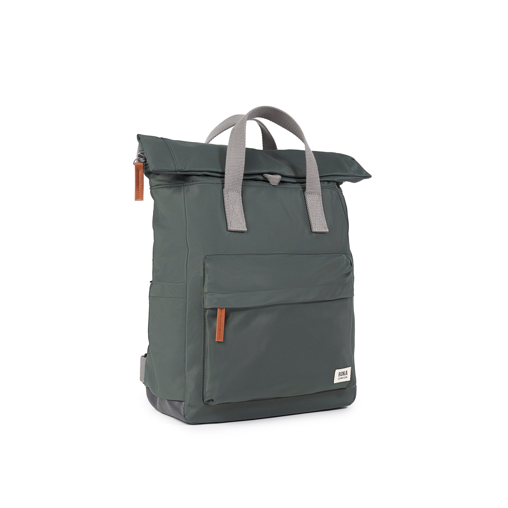 Canfield Roll Top Backpack in Thyme – ROKA London