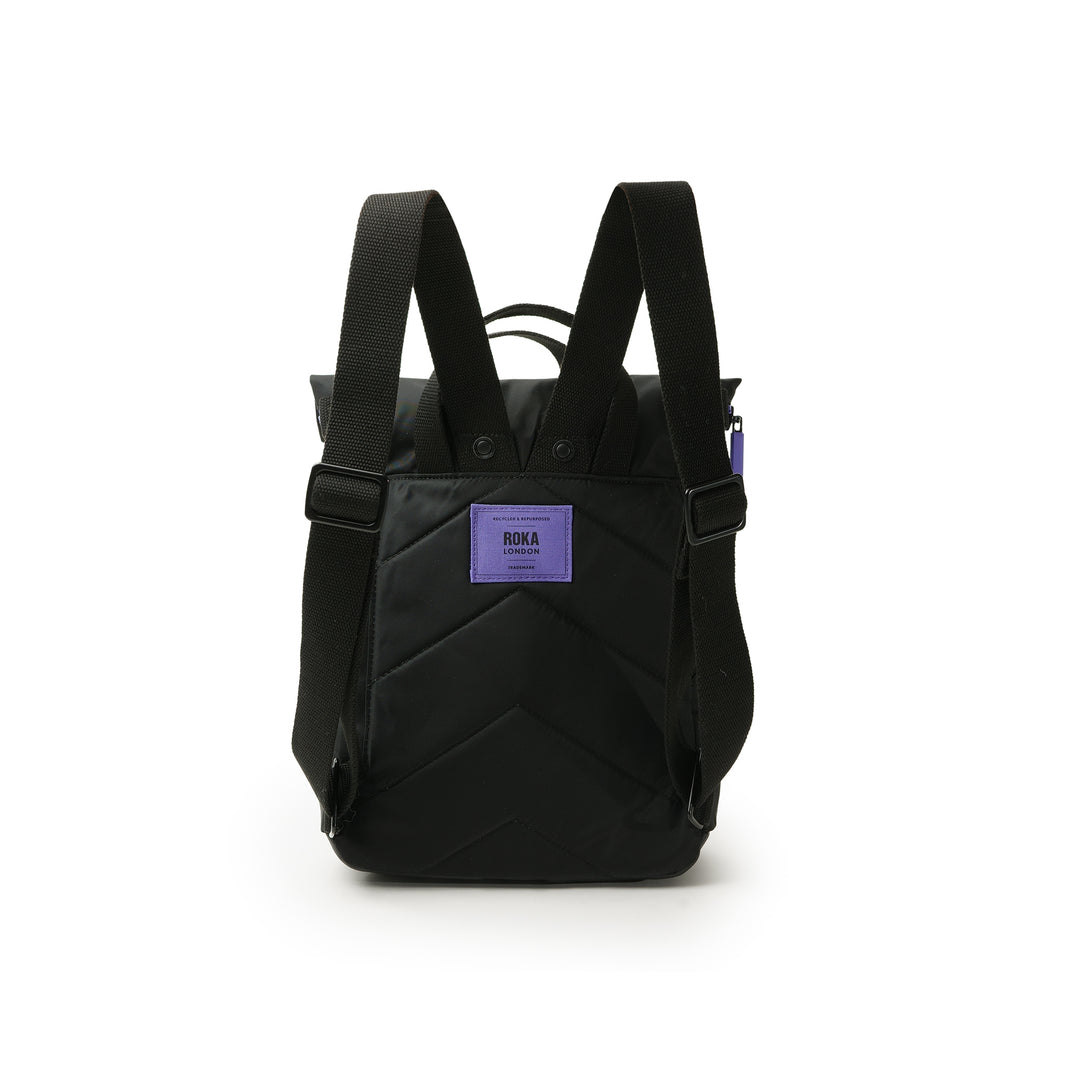 Creative Waste Black Edition Canfield B Purple Recycled Nylon