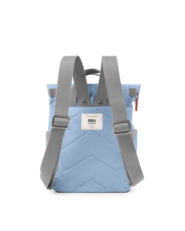 Canfield Roll Top Backpack in Retro Blue